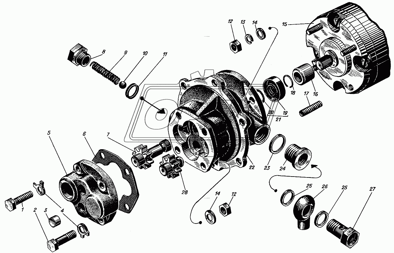 Электромаслопрокачивающий насос 2