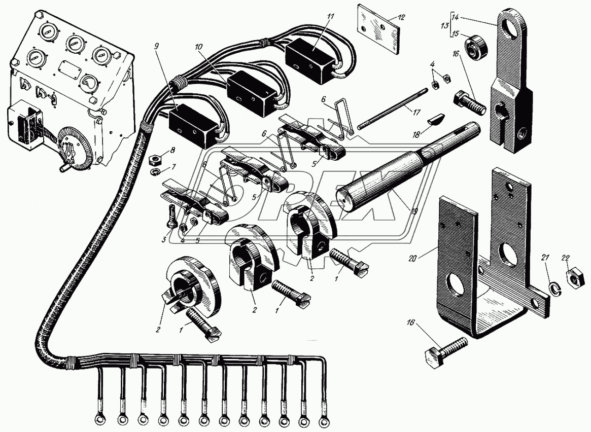 Блок микровыключателей 1