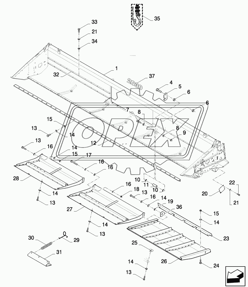 20.06 HEADER, KNIFE GUARDS