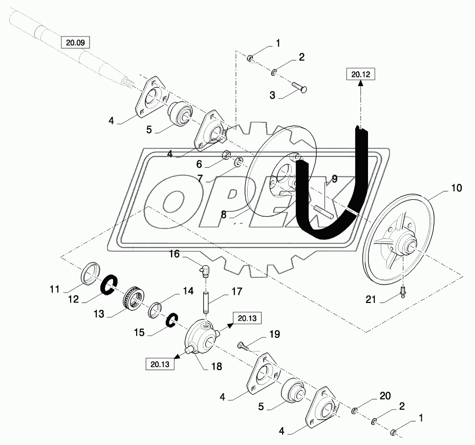 20.11 REEL VARIATOR DRIVE