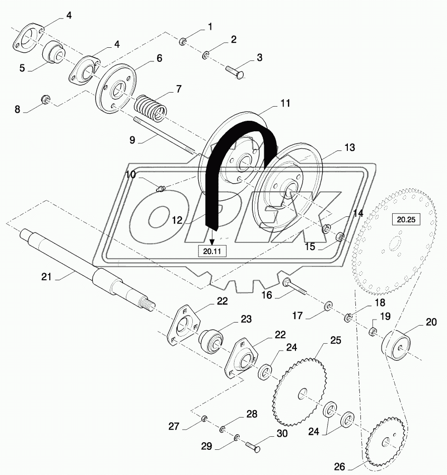 20.12 REEL VARIATOR DRIVE