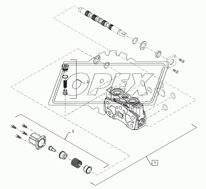 35.724.AX(11) - 2 AND 3 SPOOL STABILIZER SECTION
