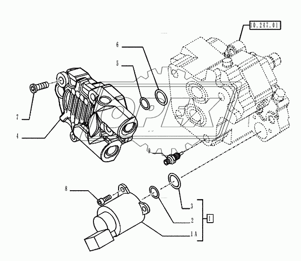 10.247.0101 ­ INJECTION PUMP ­ COMPONENTS  (84385110)