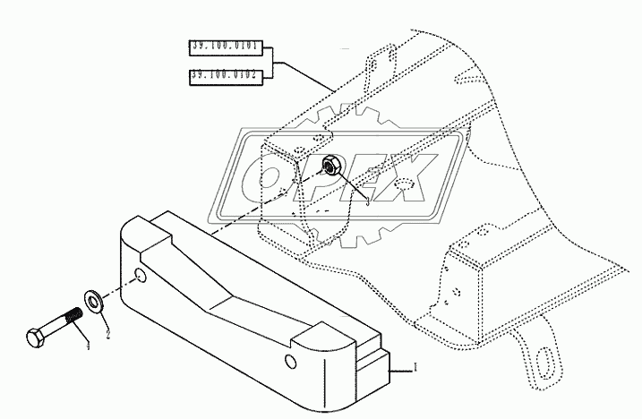 37.140.0203 ­ FRONT COUNTERWEIGHT ­ FRONT COUNTERWEIGHT (VAR.742231)