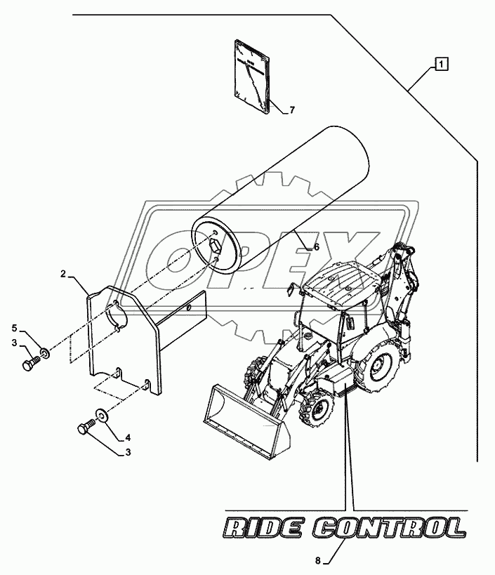 88.035.71(01) ­ DIA KIT, OPT. HYDRAULIC SYSTEM FOR RIDE CONTROL ­ C7348