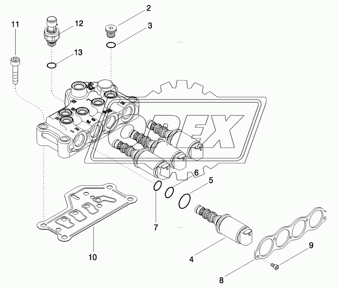 VALVE ASSEMBLY - TRANSMISSION CONTROL (450729A2)