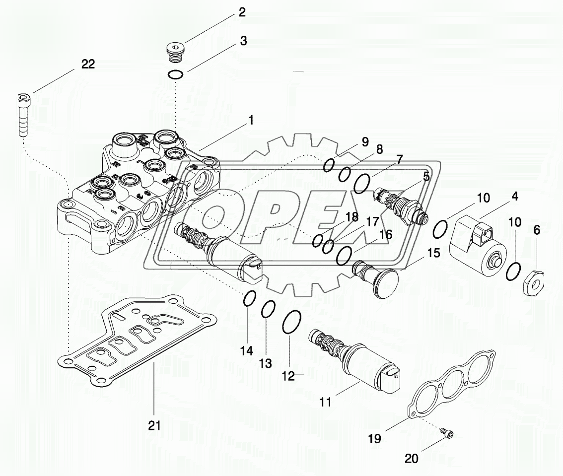 VALVE ASSEMBLY - TRANSMISSION CONTROL (450724A2)