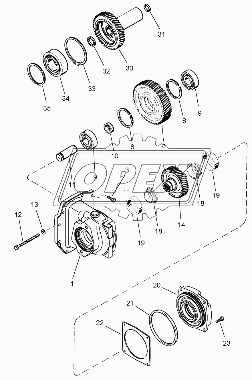 TRANSMISSION - PUMP DRIVE