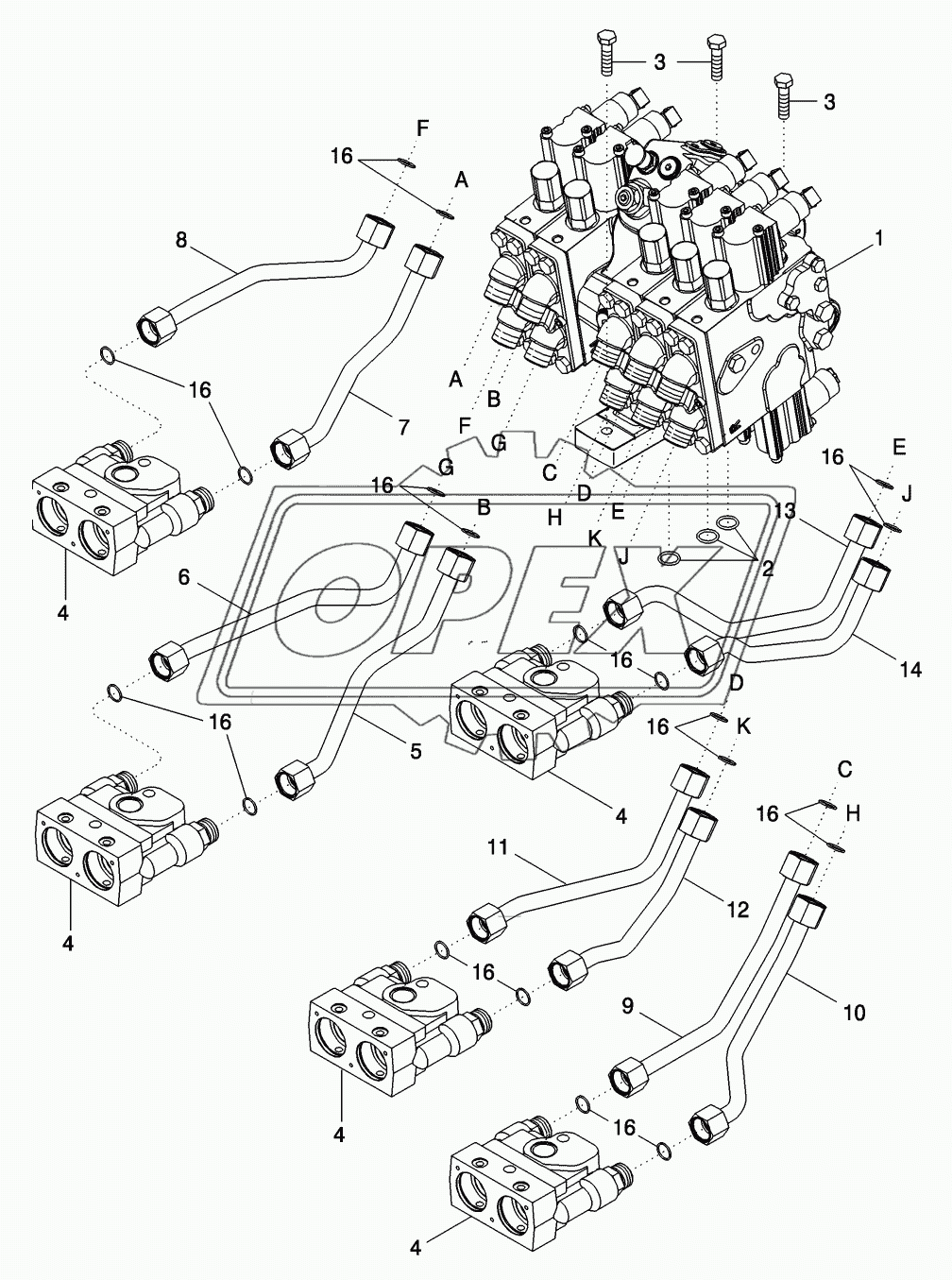 HYDRAULIC SYSTEM - REMOTE COUPLERS