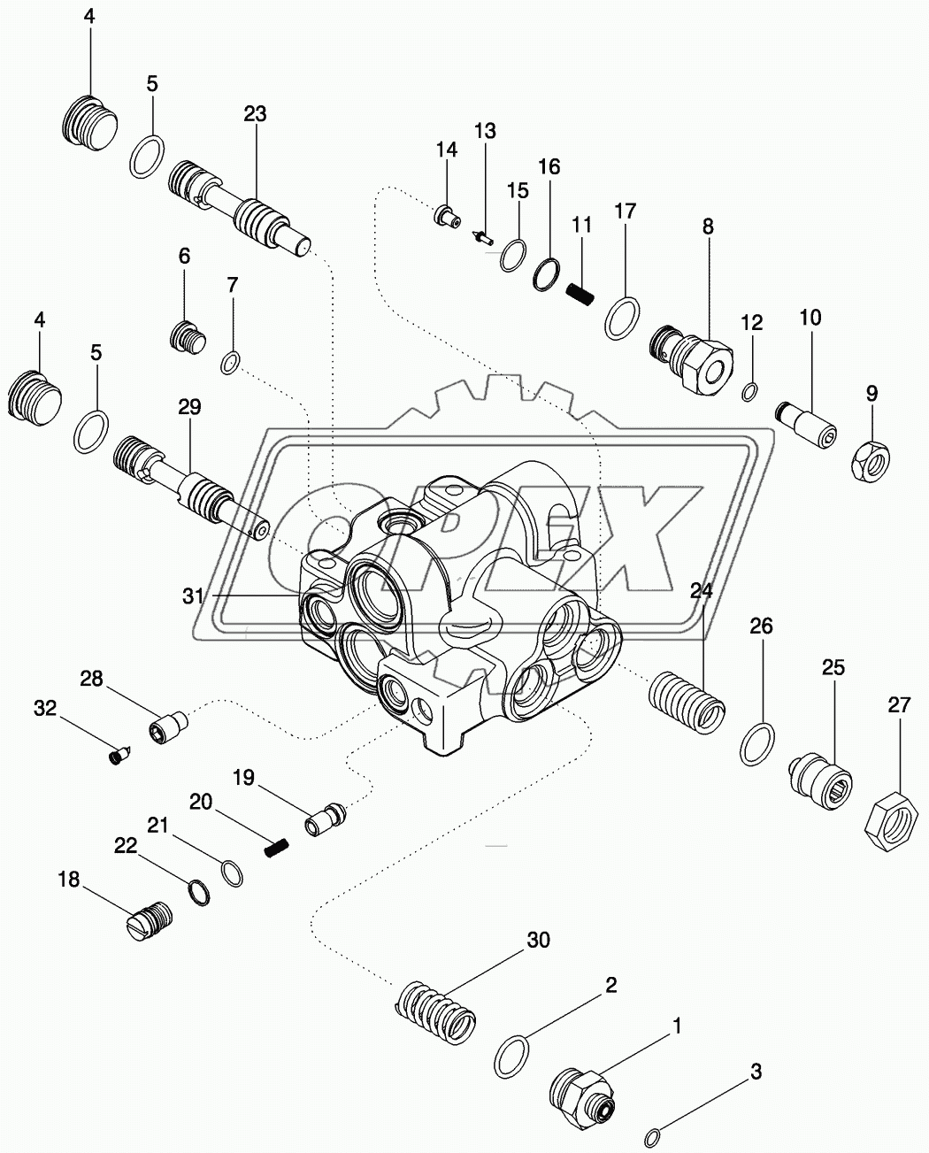 PRIORITY AND REGULATOR VALVE ASSEMBLY