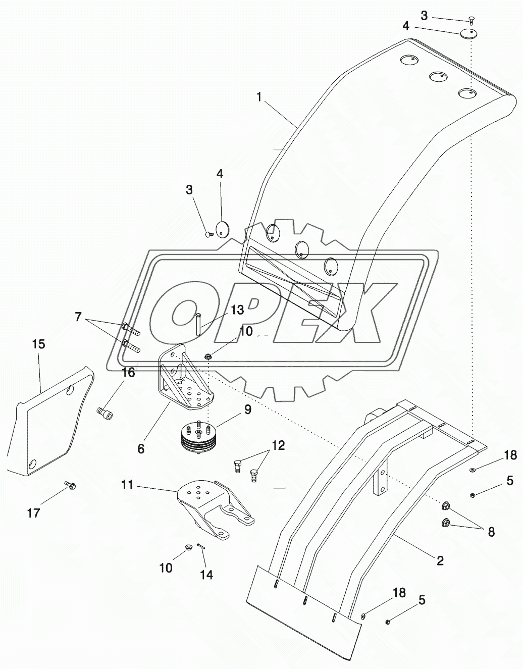 FENDERS - FRONT, WIDE