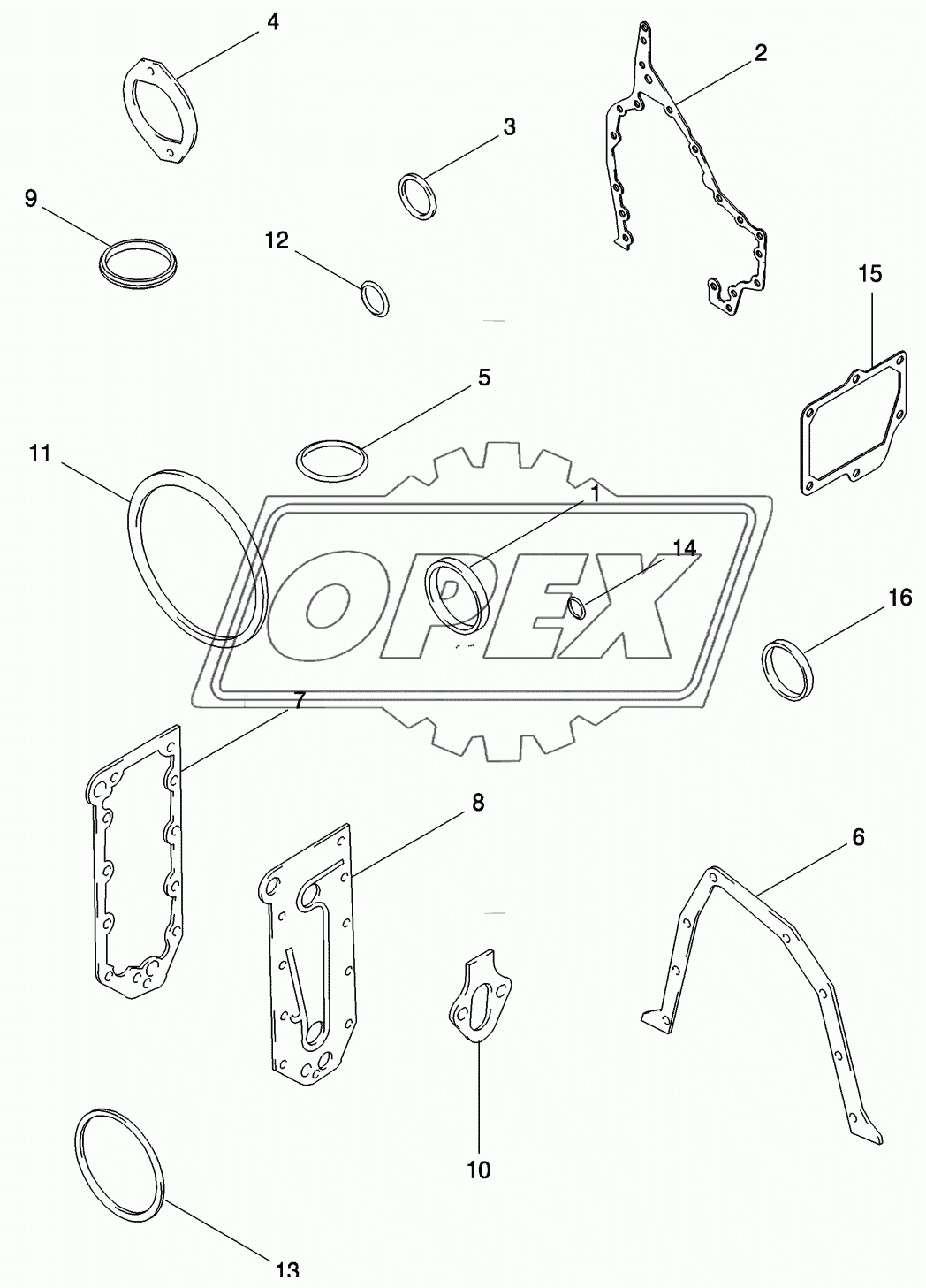 GASKET KIT - CYLINDER BLOCK