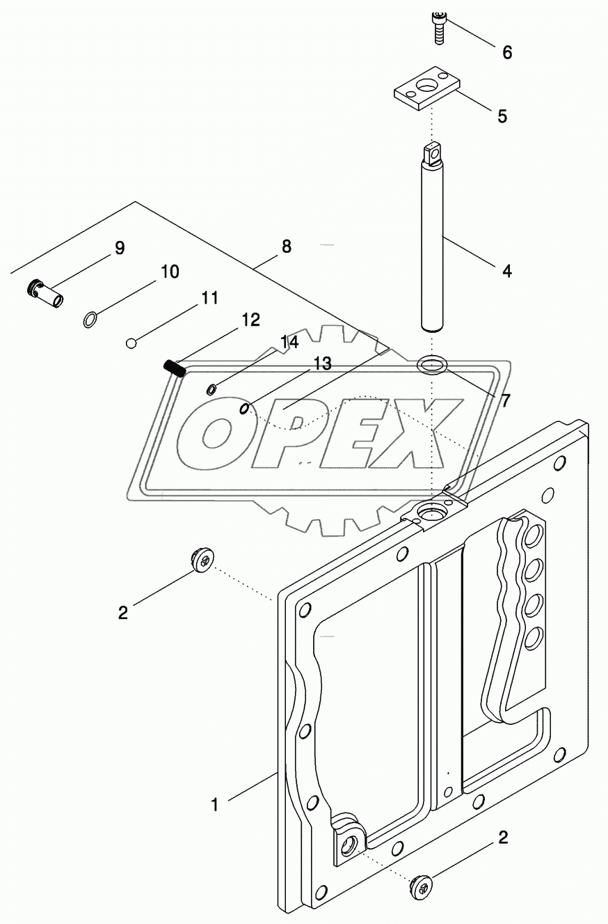 PLATE ASSEMBLY - VALVE MOUNTING, LEFT HAND SIDE