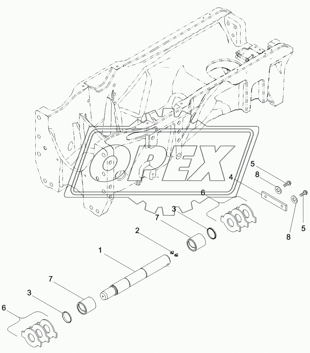 FRONT AXLE - MOUNTING, MFD