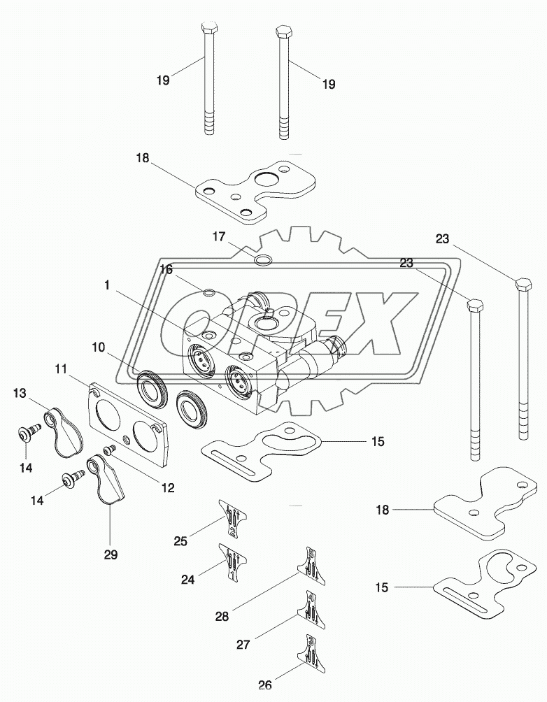 REMOTE HYDRAULIC COUPLING MOUNTING