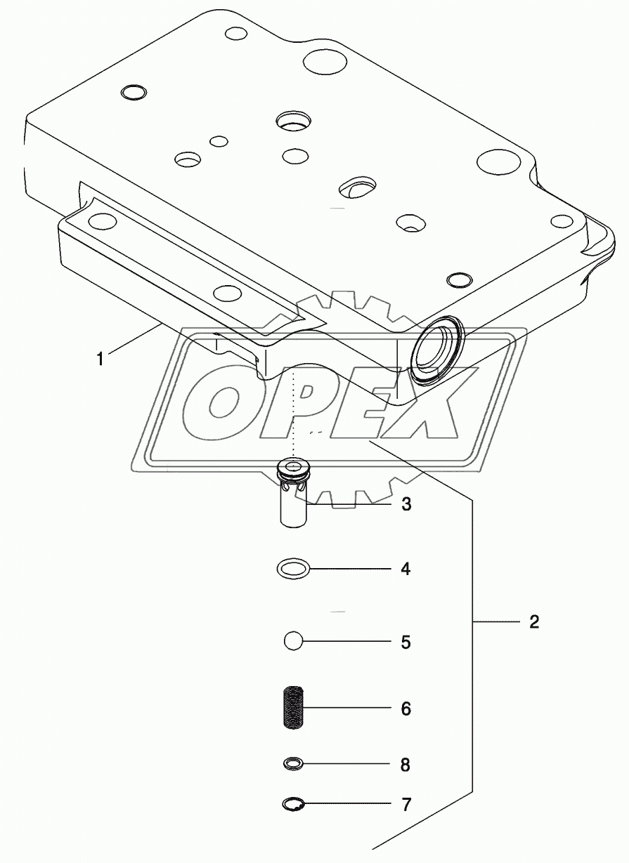 PLATE ASSEMBLY - VALVE MOUNTING, TOP