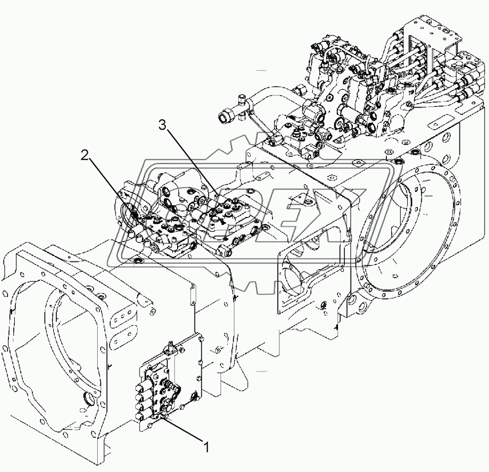 TRANSMISSION CONTROL VALVE LOCATION