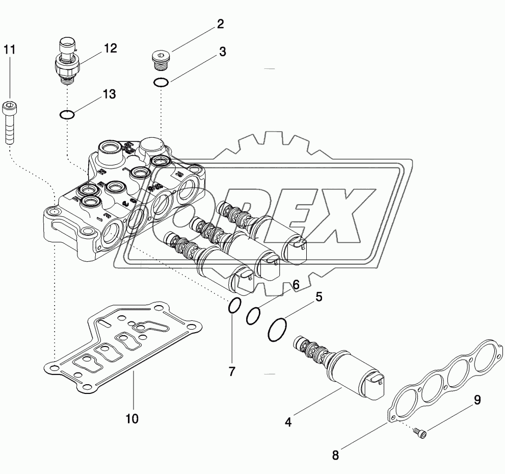 VALVE ASSEMBLY - TRANSMISSION CONTROL (450729A2)