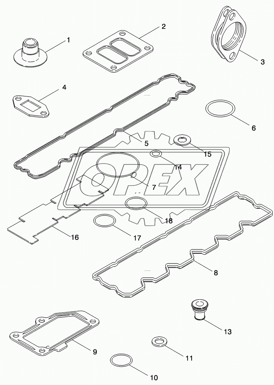 GASKET KIT - VALVE GRIND