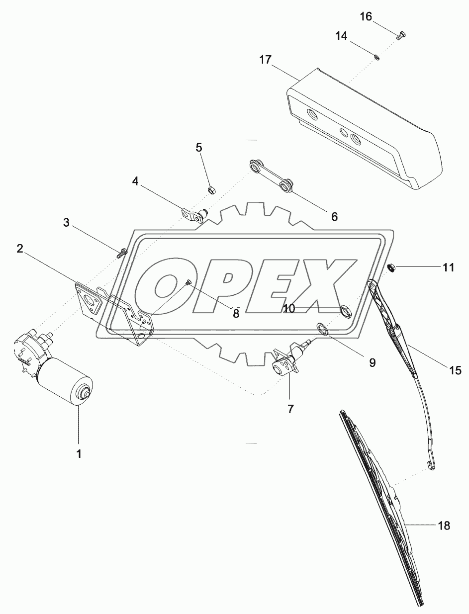 WINDSHIELD WIPER ASSEMBLY - FRONT AND REAR