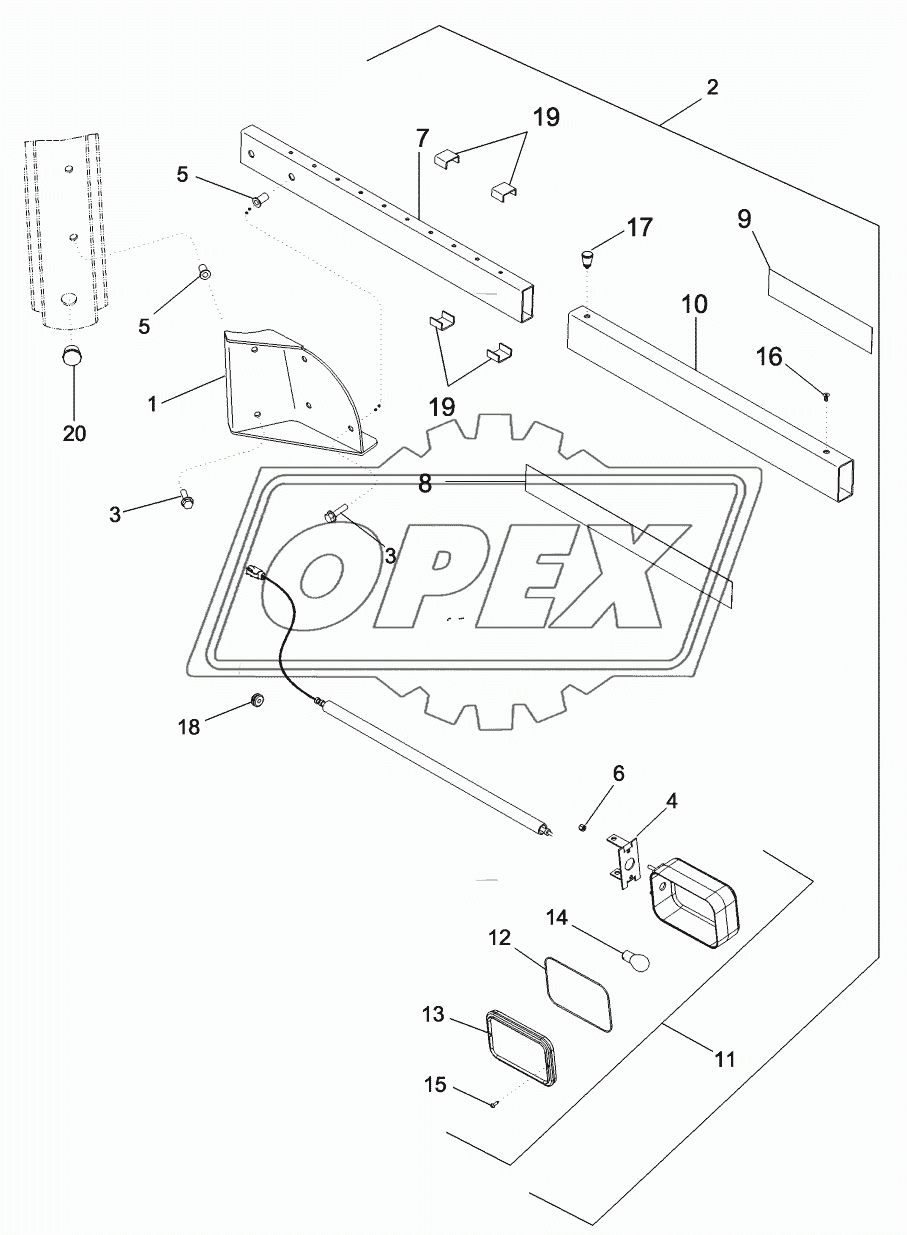 LAMPS - WIDE TRANSPORT, ADJUSTABLE