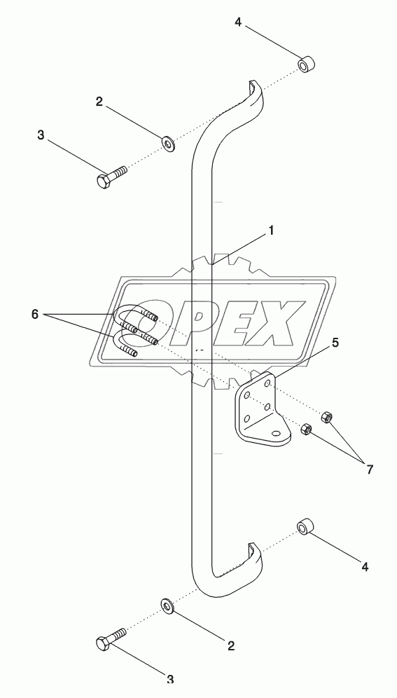 MONITOR MOUNTING - CAB A POST