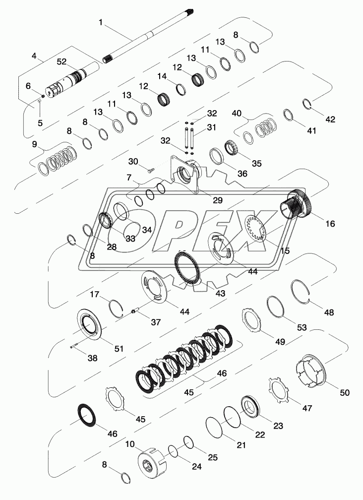 POWER TAKE OFF ASSEMBLY - INPUT SHAFT