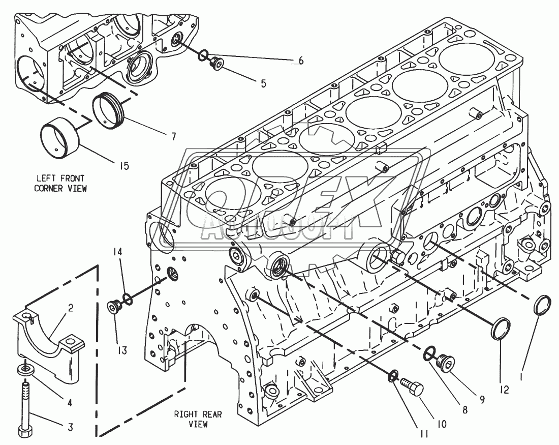 7С-5826 Блок цилиндров