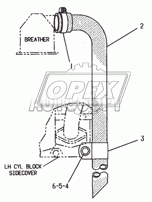 7W-8420 Удаление картерных газов