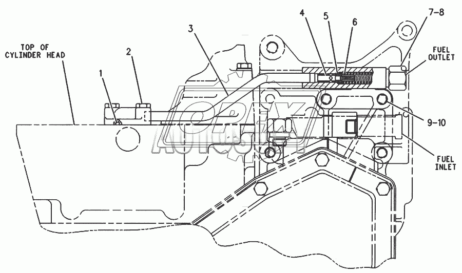 151-4807 Трубопроводы системы питания