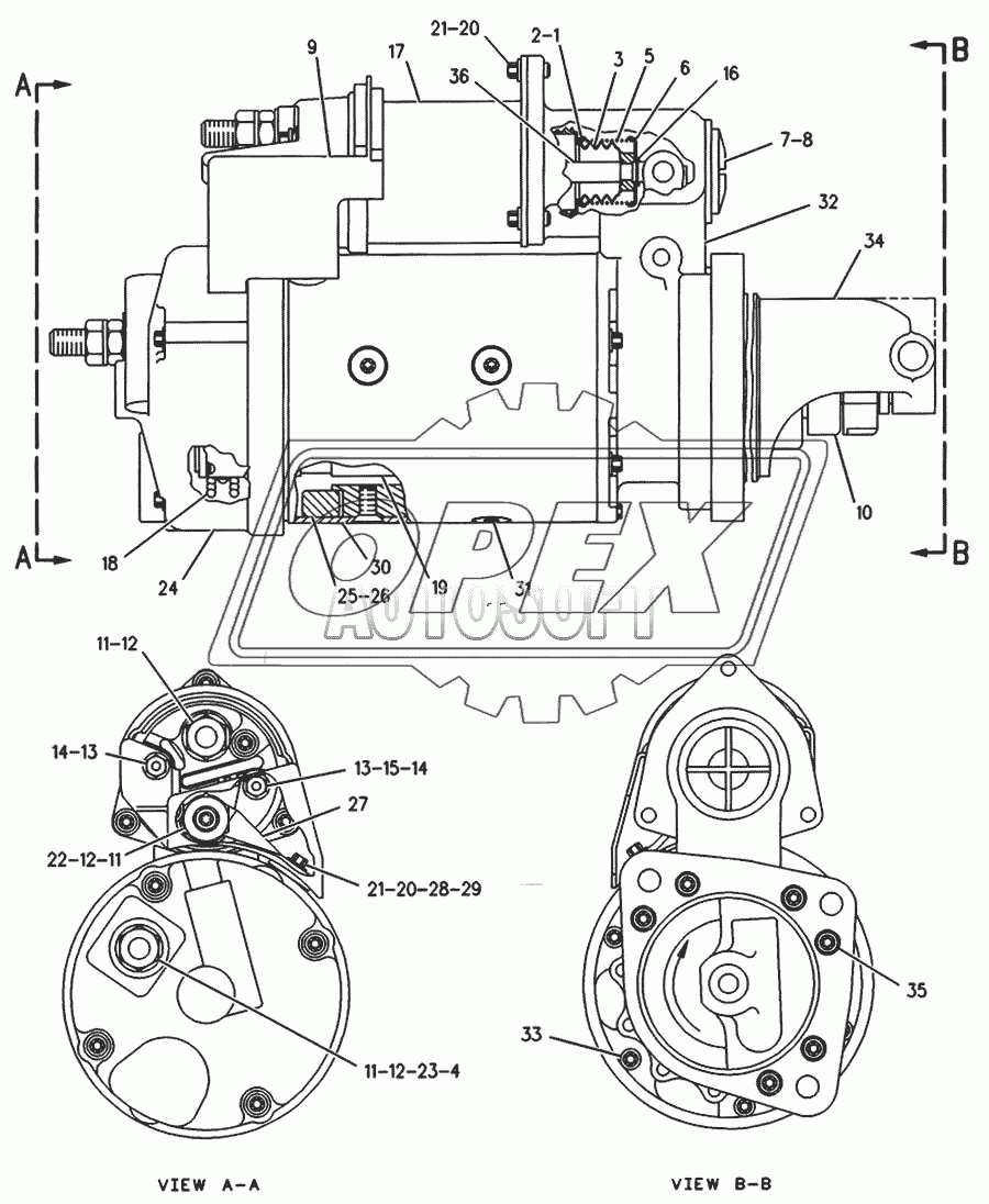 6V-5720 Стартер