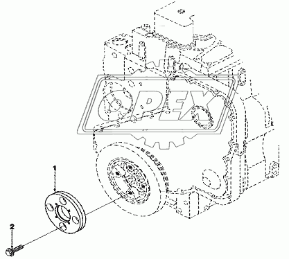 AF9156 Переходник коленвала