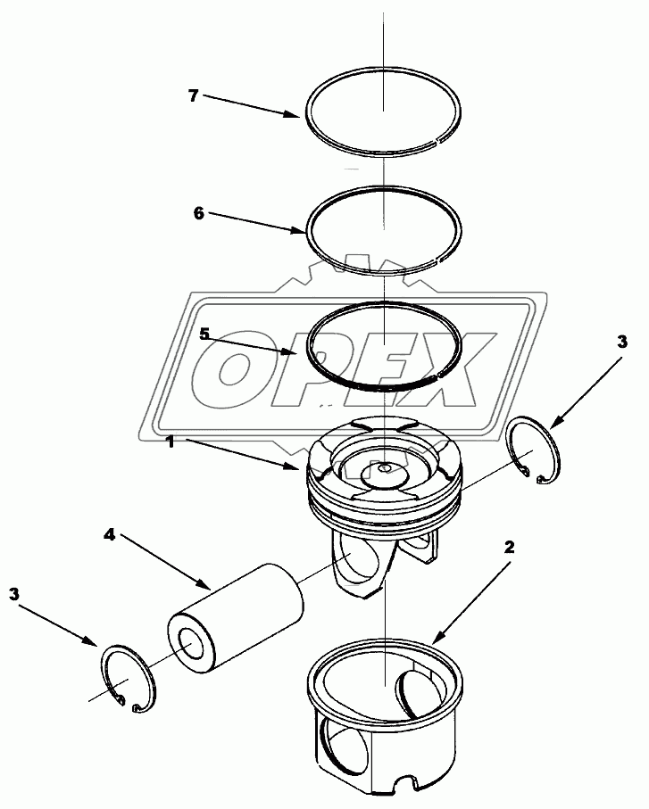 Engine Piston Kit PP8543