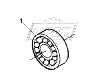 Transmission First Front Bearing