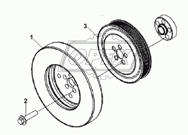 Torsional Vibration Damper Subassembly