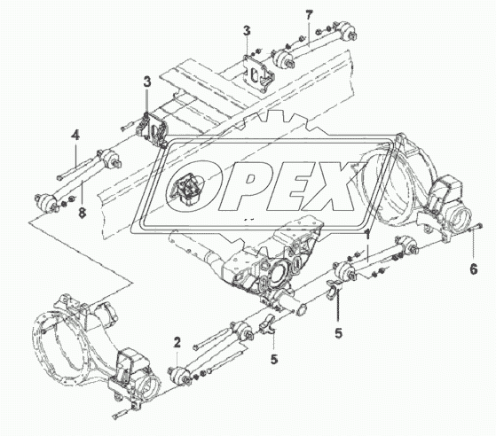 Rear Thrust Rod Subassembly