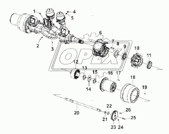 Rear Axle Installation Subassembly