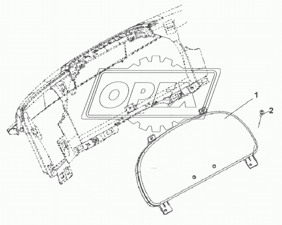 Combination Instrument Subassembly