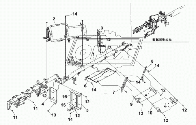 Instrument Frame Subassembly