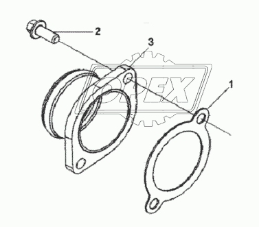 Water Inlet Connecting Pipe Subassembly