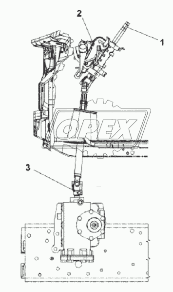 3404A-C0100 Привод рулевого механизма