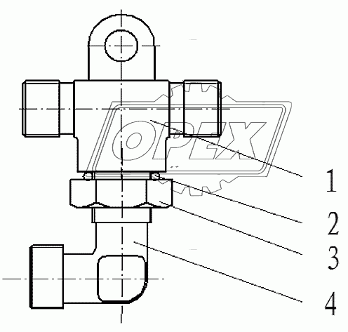 35GOF-ZXD01 Тройник (система ABS)