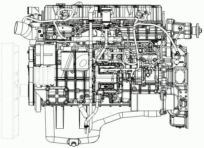 Двигатель (левый рис.)