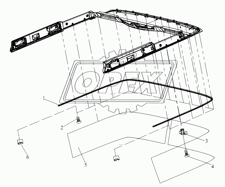 Комбинированная обшивка крыши (III)