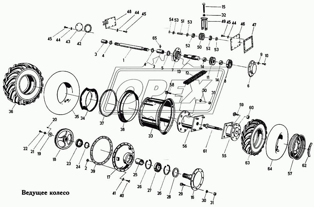 Ведущее колесо