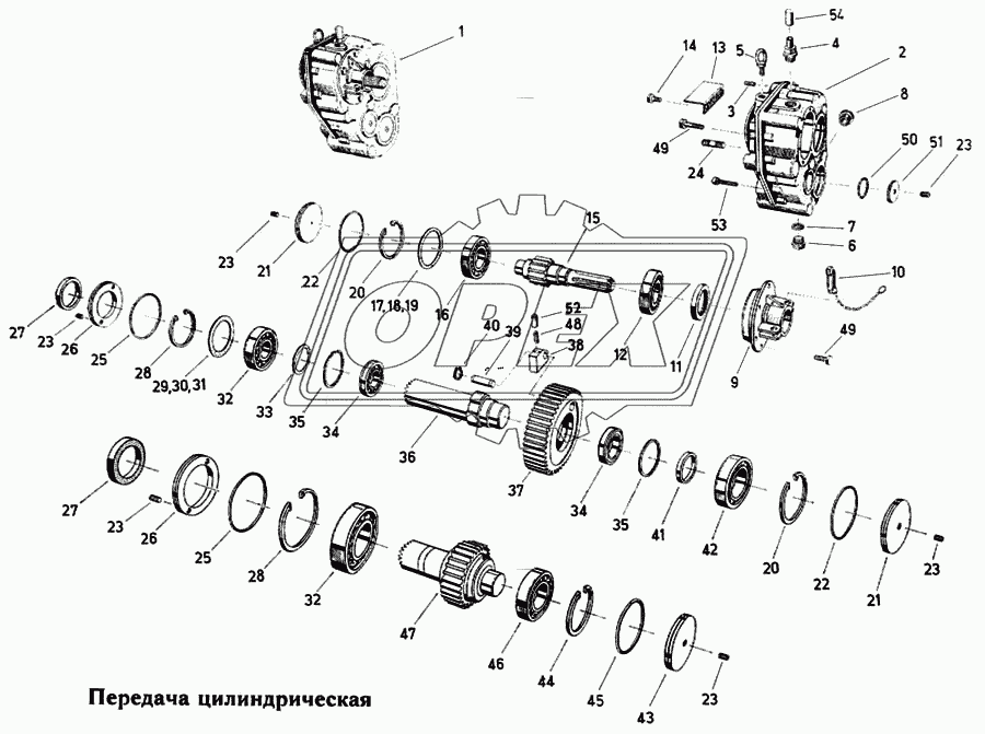 Передача цилиндрическая