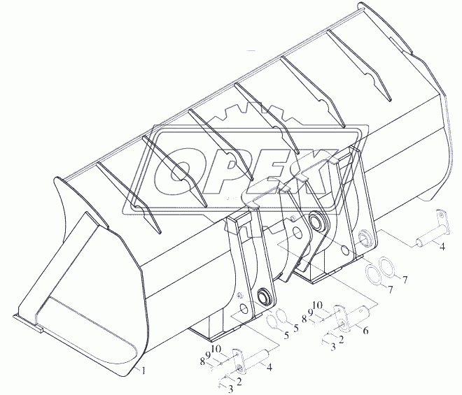 Угольный ковш 4,2м3