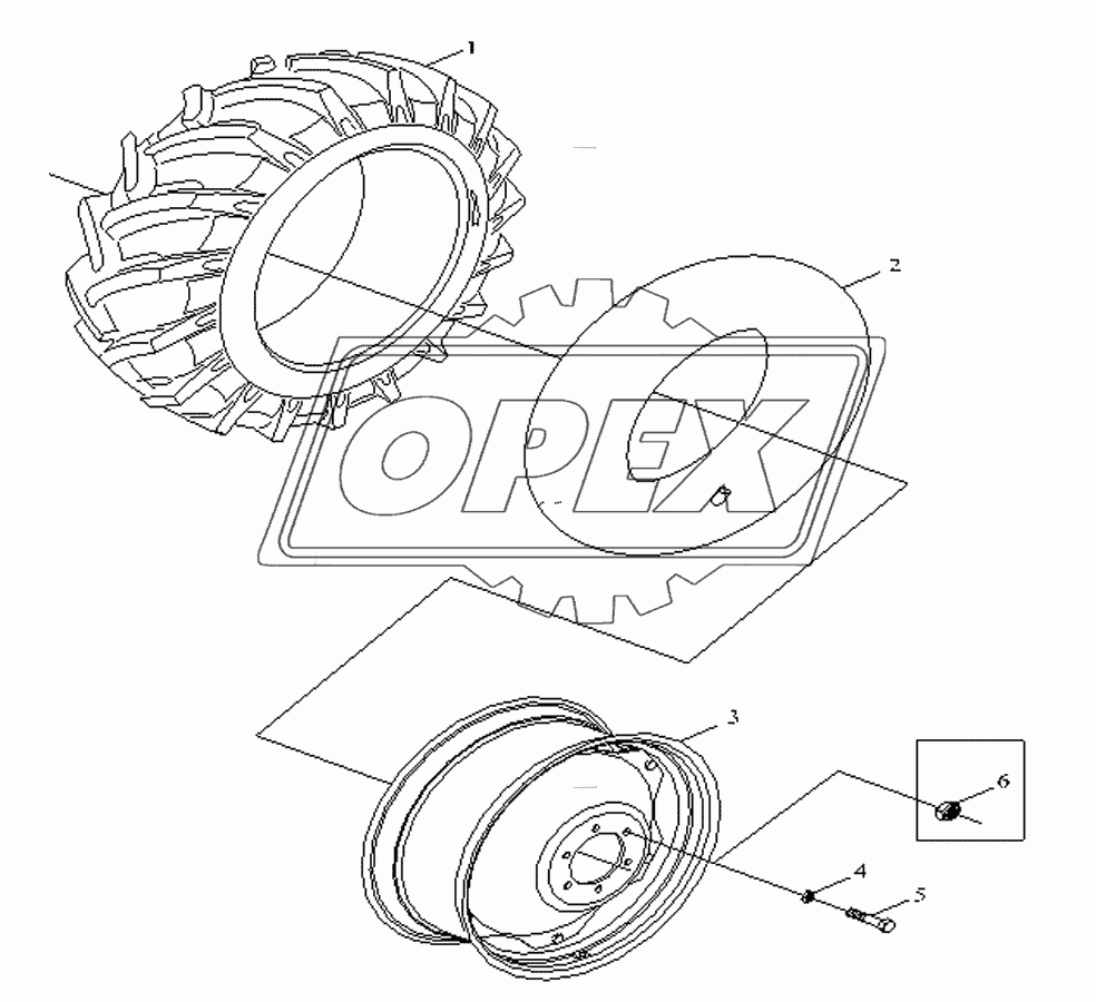 Front Driving Wheel Assembly