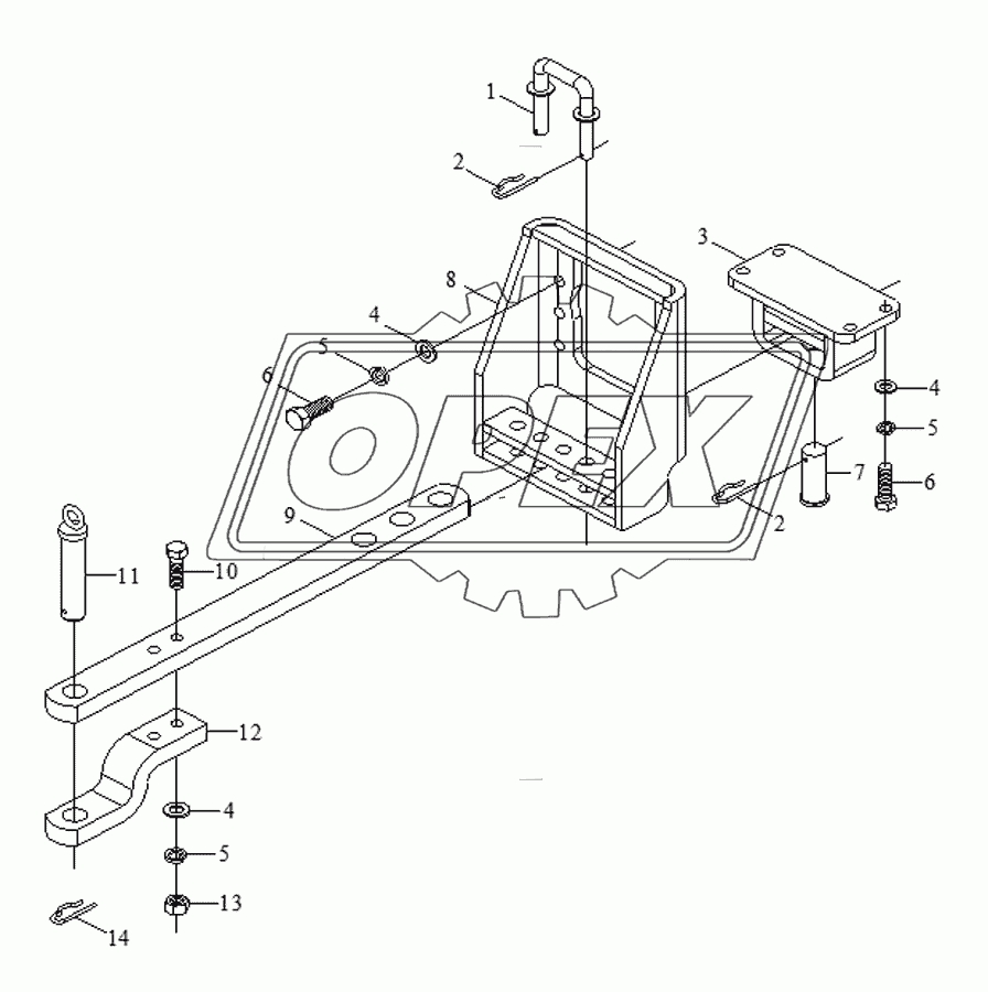 Towing Mechanism Assembly (Optional)