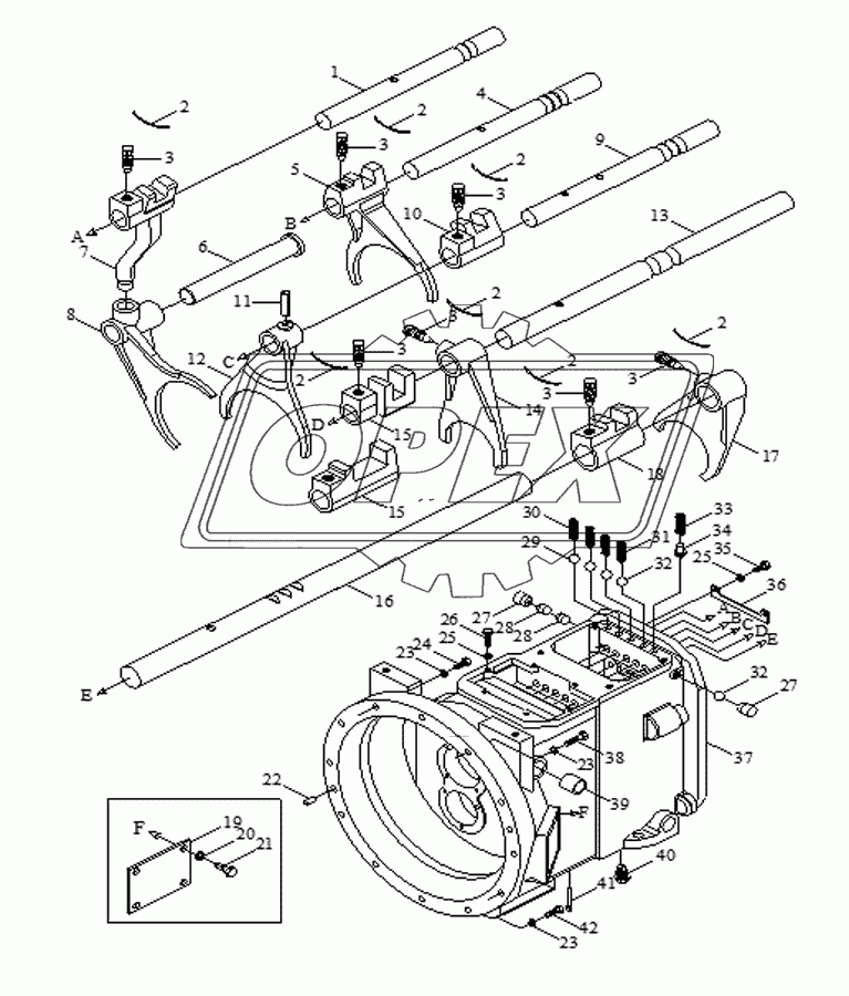 Gearbox Assembly-5 (enhance chassis)